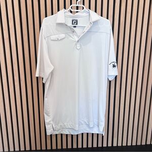 FootJoy Men's White Golf Polo Shirt